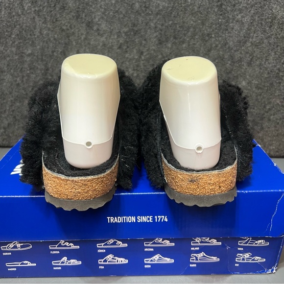 Birkenstock Big Buckle Shearling Clogs Women’s Size 39 (8-8.5) - Picture 6 of 12